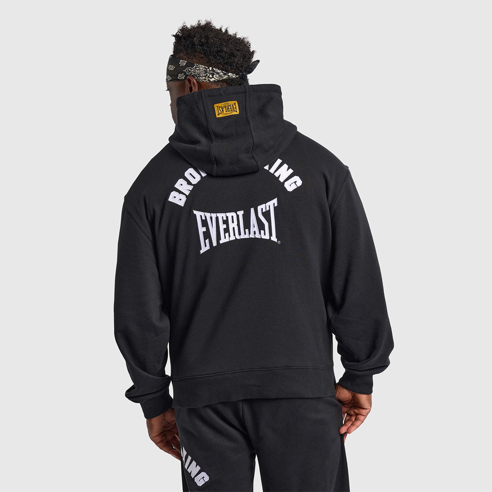 Lifters Zip Through Hoodie - Black