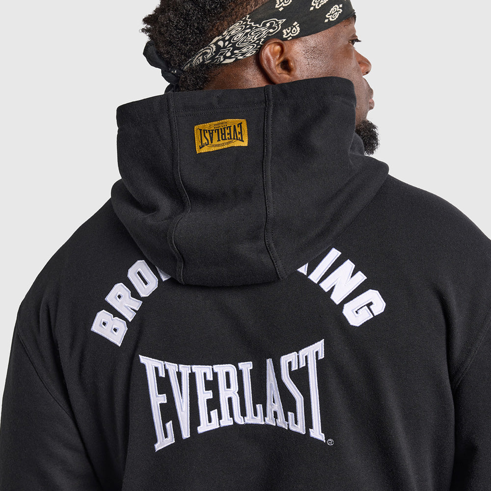 Lifters Zip Through Hoodie - Black