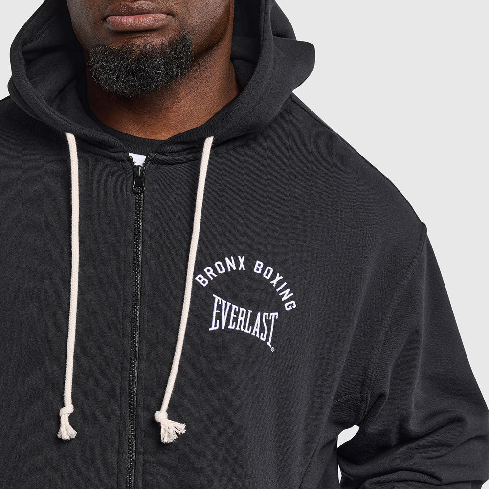 Lifters Zip Through Hoodie - Black