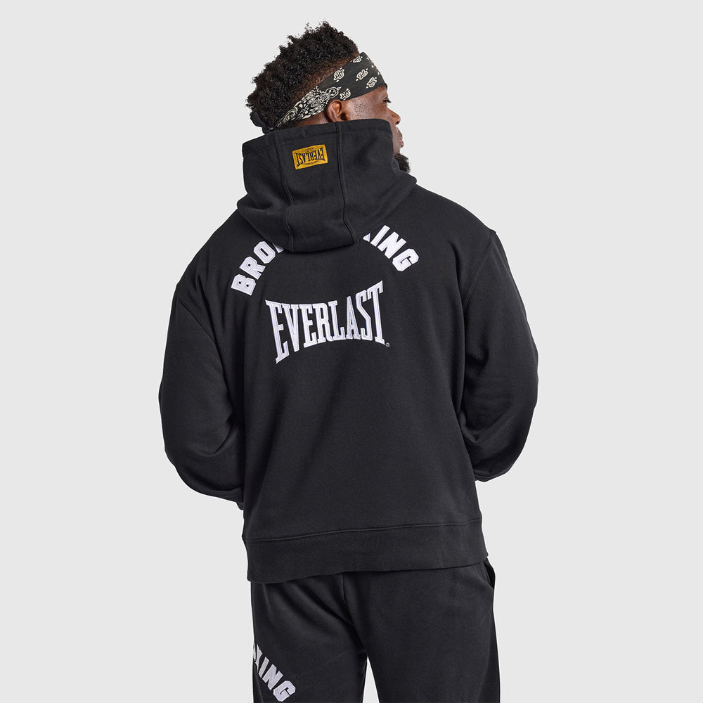 Lifters Zip Through Hoodie - Black